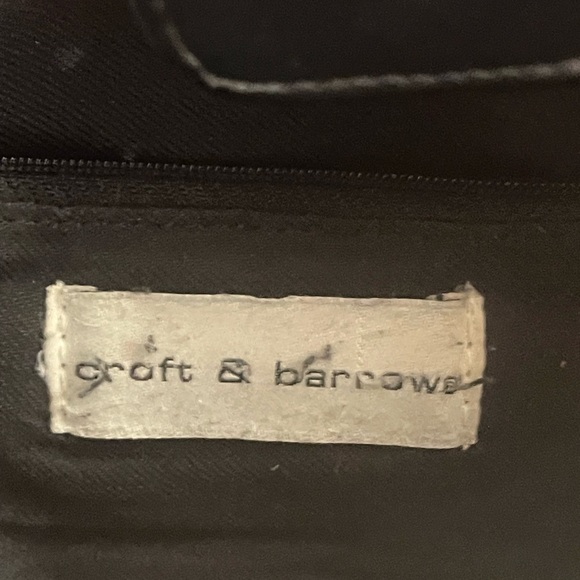 croft & barrow Black Canvas Tote with Black Trim excellent condition - Picture 6 of 6